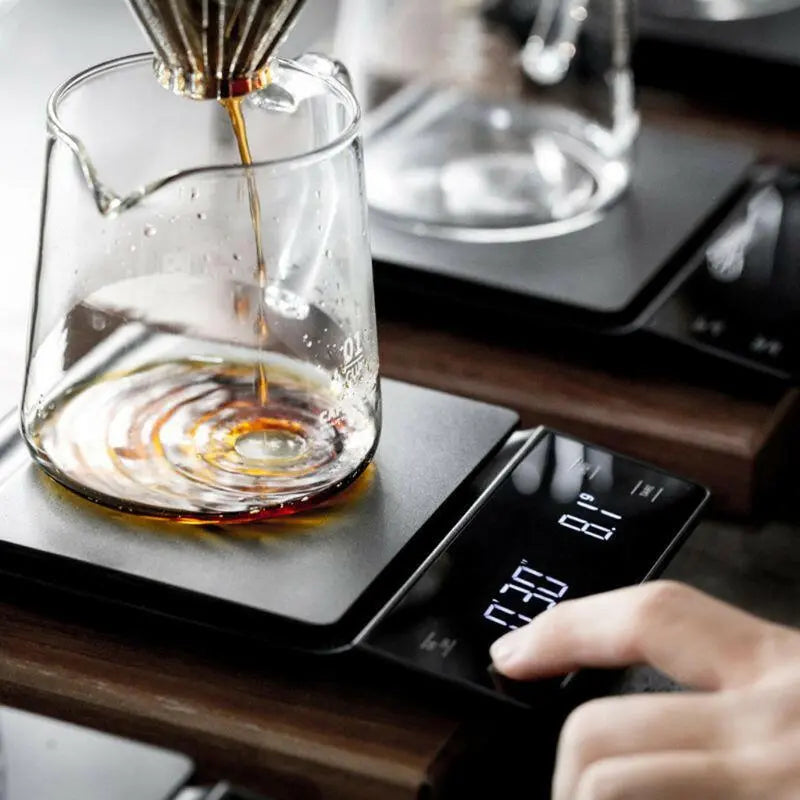 Handmade Coffee Electronic Scale Bar Counter Food Weighing Timing LED Display Café Nairobi