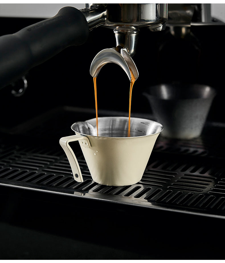 Best Espresso Shot Glass with Measurement Scale - Volcano 100ml Stainless Steel Under $6