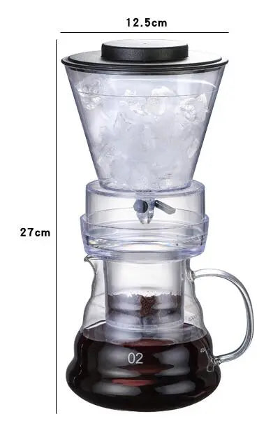 Drip-type ice brewed coffee machine FLIPSTYLEZLLC