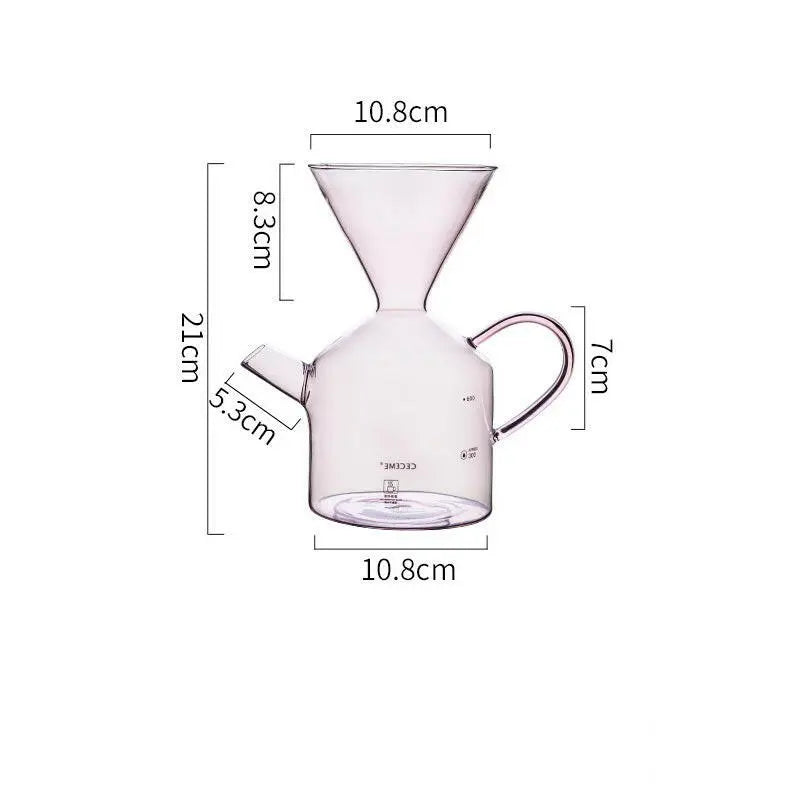 Household  American Glass All-in-one Pour-over - Coffee Maker Set Café Nairobi