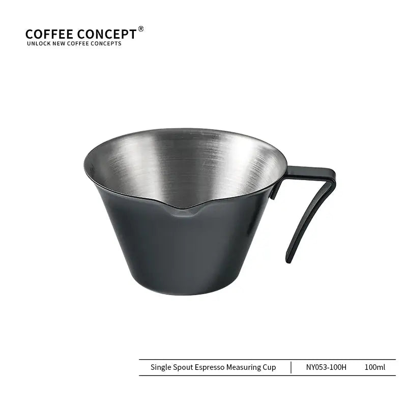 Best Espresso Shot Glass with Measurement Scale - Volcano 100ml Stainless Steel Under $6