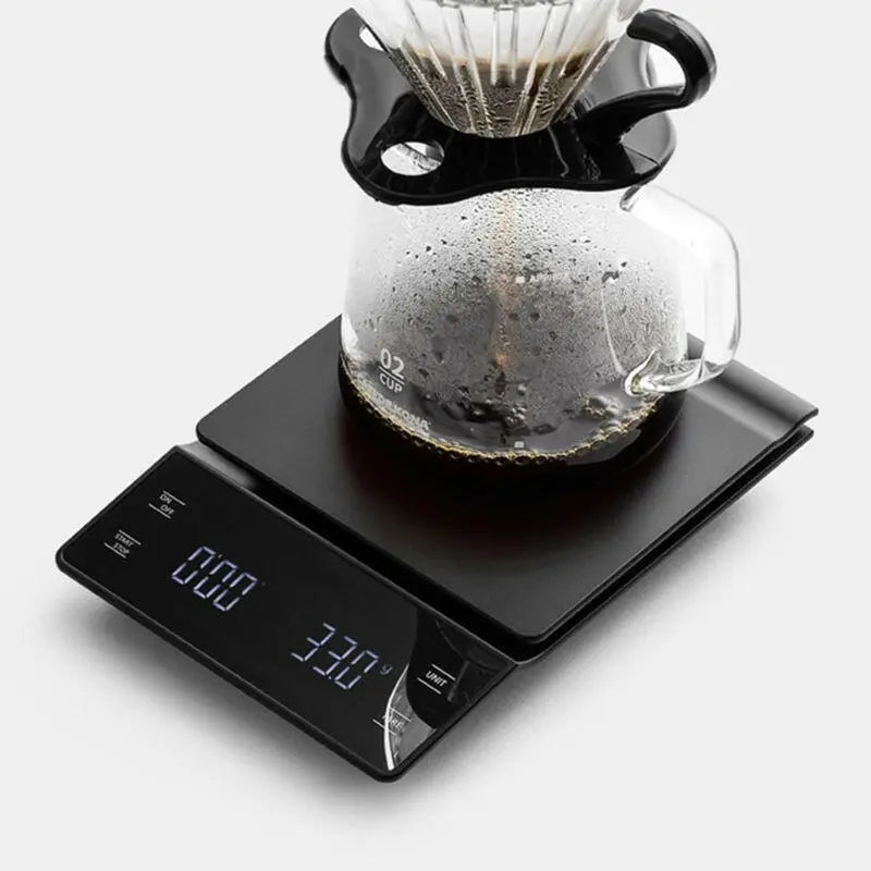 Handmade Coffee Electronic Scale Bar Counter Food Weighing Timing LED Display Café Nairobi