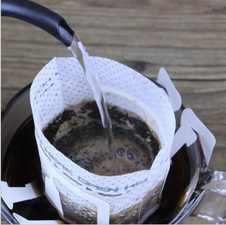 50 Coffee Filters And 50 Kraft Paper Aluminum Foil Bags For Coffee Packaging Café Nairobi