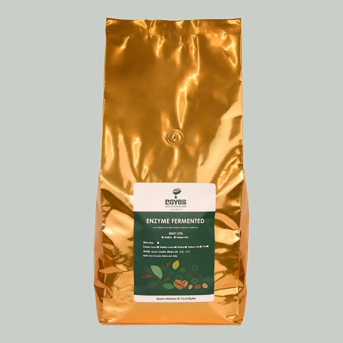 Enzyme Fermented Coffee - Family Size (5lb) Dayes Coffee