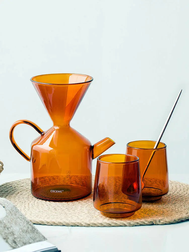 Household  American Glass All-in-one Pour-over - Coffee Maker Set Café Nairobi