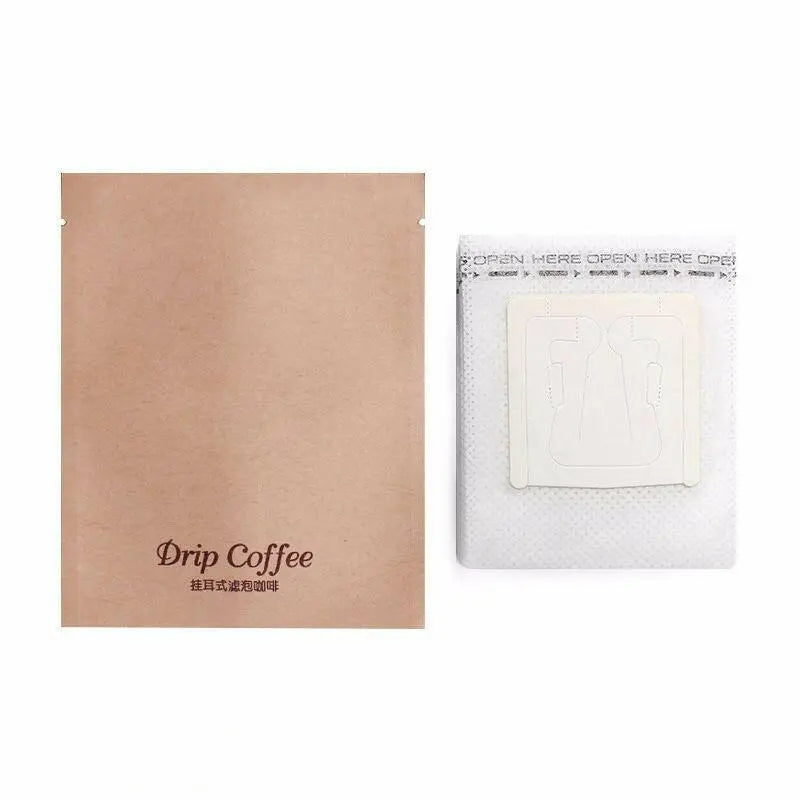 50 Coffee Filters And 50 Kraft Paper Aluminum Foil Bags For Coffee Packaging Café Nairobi