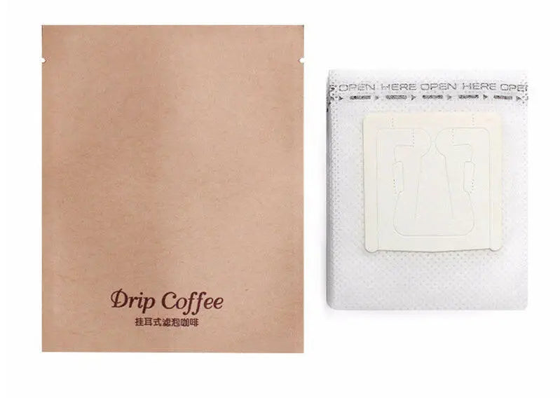 50 Coffee Filters And 50 Kraft Paper Aluminum Foil Bags For Coffee Packaging Café Nairobi