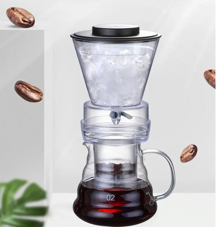 Drip-type ice brewed coffee machine FLIPSTYLEZLLC