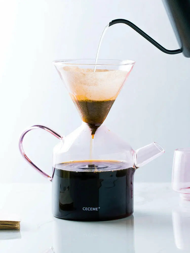 Household  American Glass All-in-one Pour-over - Coffee Maker Set Café Nairobi