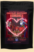 DECAF Chocolate Raspberry Romance 12 oz Merlin's Munchies Coffee Company