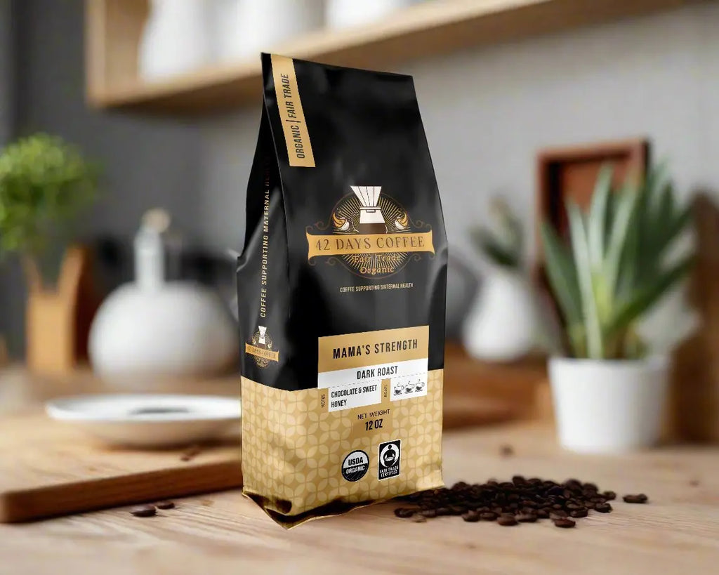Mama's Strength - Premium Organic Dark Roast Coffee 42 Days Coffee