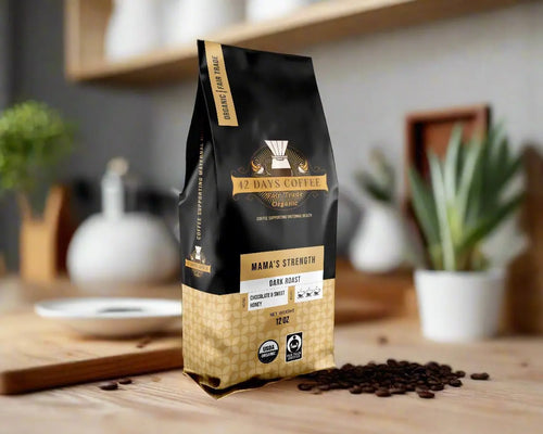 Mama's Strength - Premium Organic Dark Roast Coffee 42 Days Coffee
