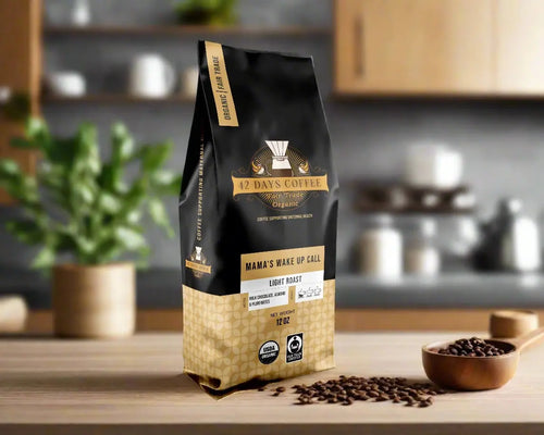 Mama's Wake Up Call - Specialty Light Roast Organic Coffee 42 Days Coffee