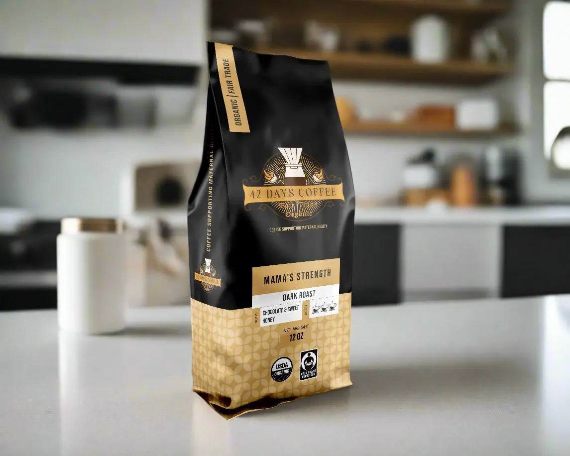 Mama's Strength - Premium Organic Dark Roast Coffee 42 Days Coffee