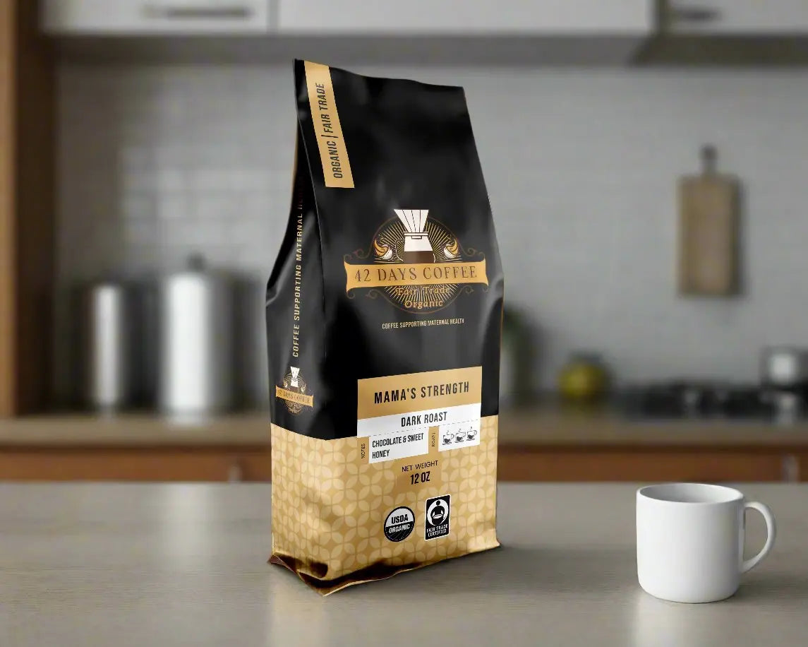Mama's Strength - Premium Organic Dark Roast Coffee 42 Days Coffee