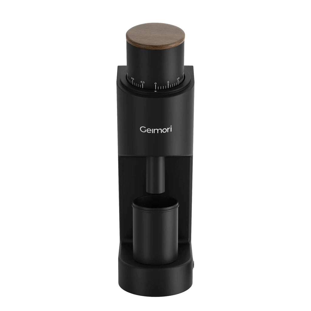 Geimori GU38 Single Dose Coffee Grinder, Electric Burr Coffee Grinder with 38mm Conical Burrs, Stepless Adjustment, Zero Retention Wirsh