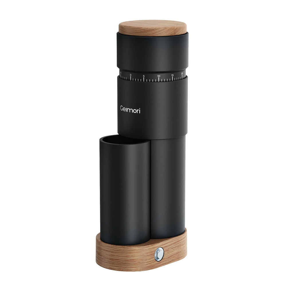 Geimori T38 Plus-The True Pro Grade Portable Coffee Grinder with 38mm Conical Burr, Anti-Static Tech, Stepless Grind Settings, Zero Retention Wirsh