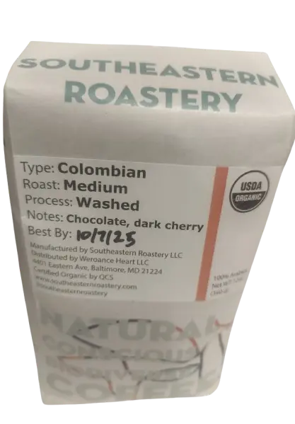 MAEOE - 120z Organic Colombian Coffee Medium Roast Benevolent Bean