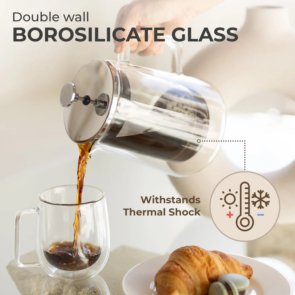 Glass French Press, KF1010 Kaffe Products