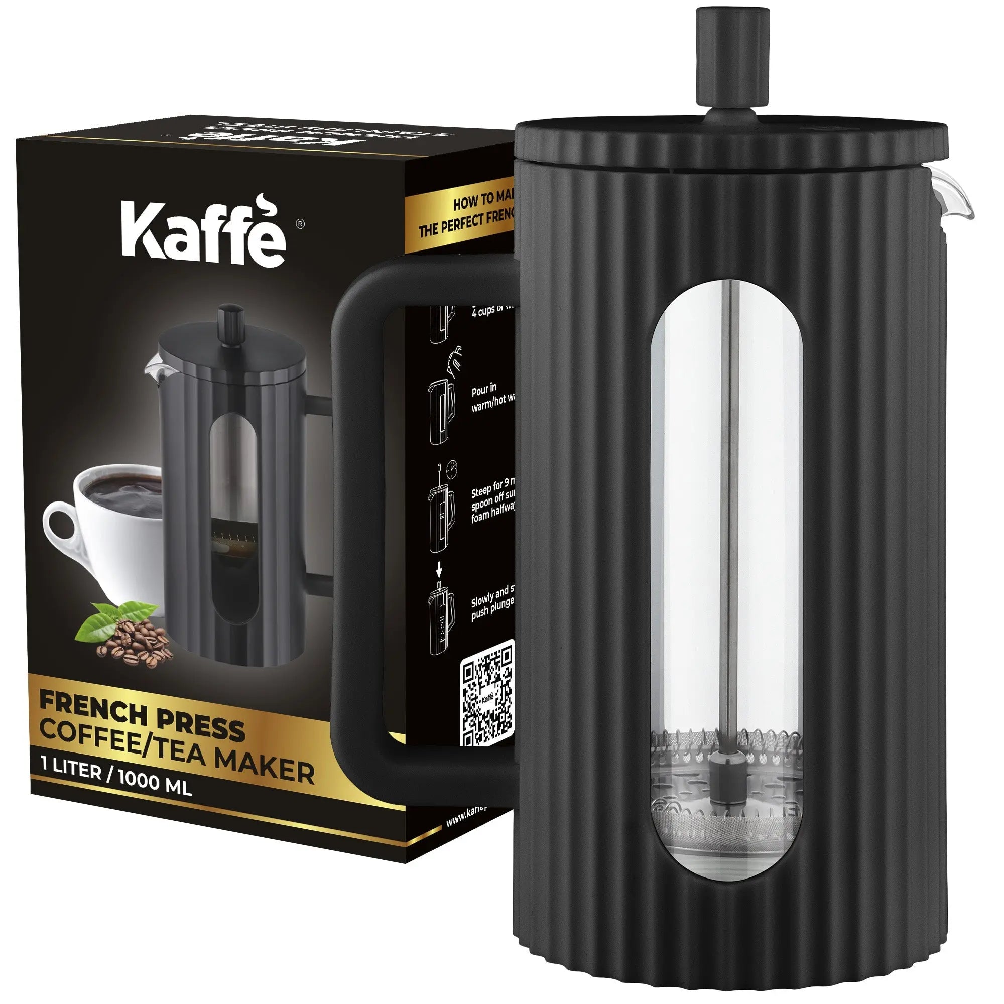 Glass French Press (800ml), KF1111 Kaffe Products