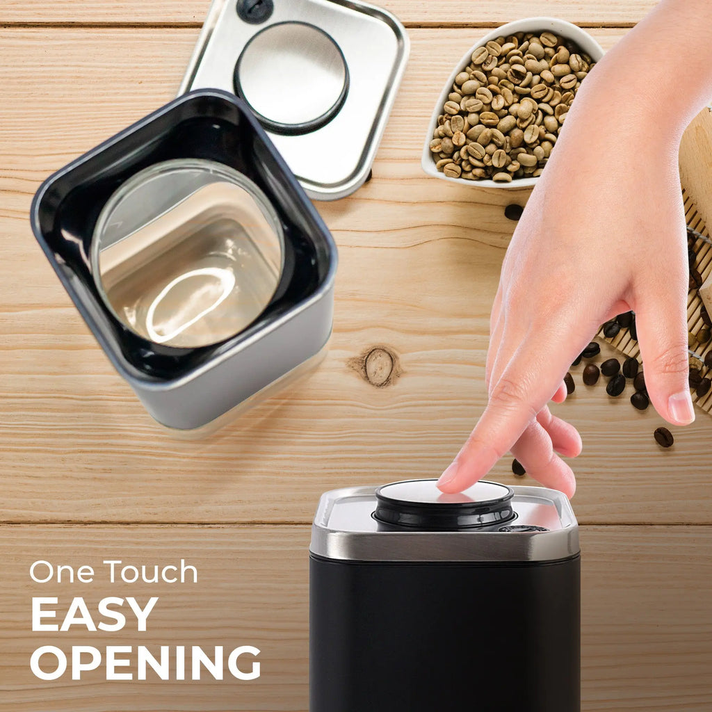 12oz Square Glass Storage Container, KF3021S Kaffe Products