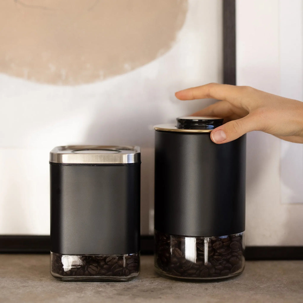 8oz Round Glass Storage Container, KF3030G Kaffe Products