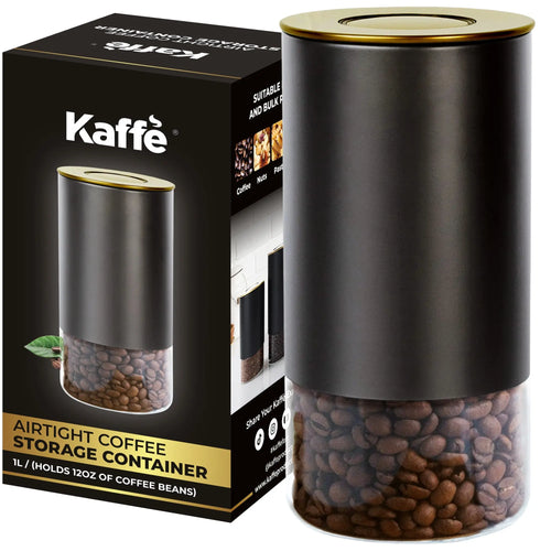 12oz Round Glass Storage Container, KF3031G Kaffe Products