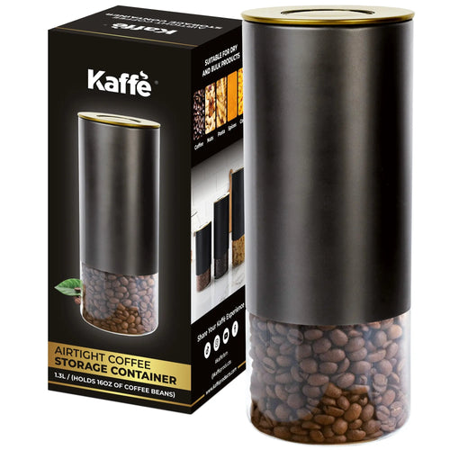 16oz Round Glass Storage Container, KF3032G Kaffe Products