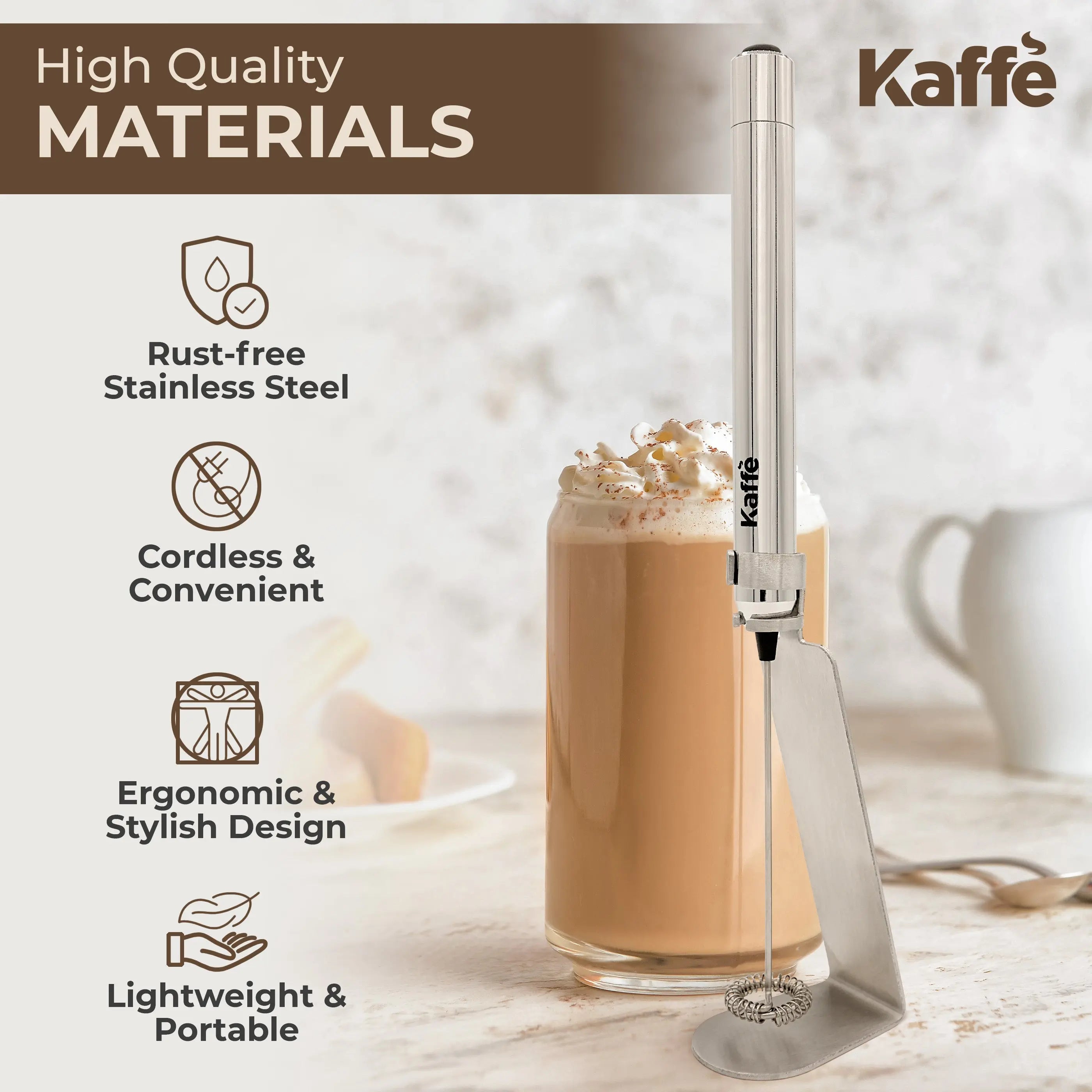 Handheld Milk Frother, KF6020 Kaffe Products