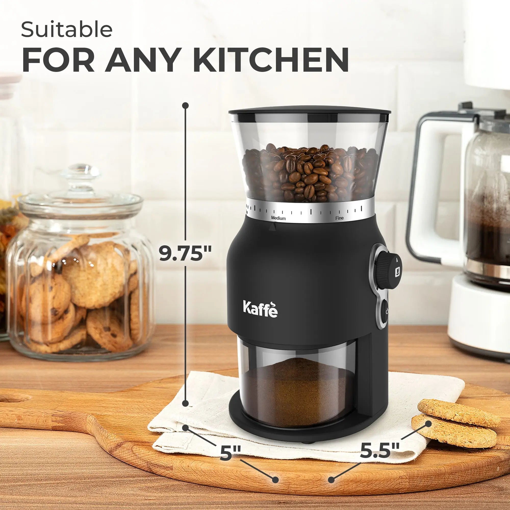 Conical Burr Coffee Grinder, KF8150 Kaffe Products
