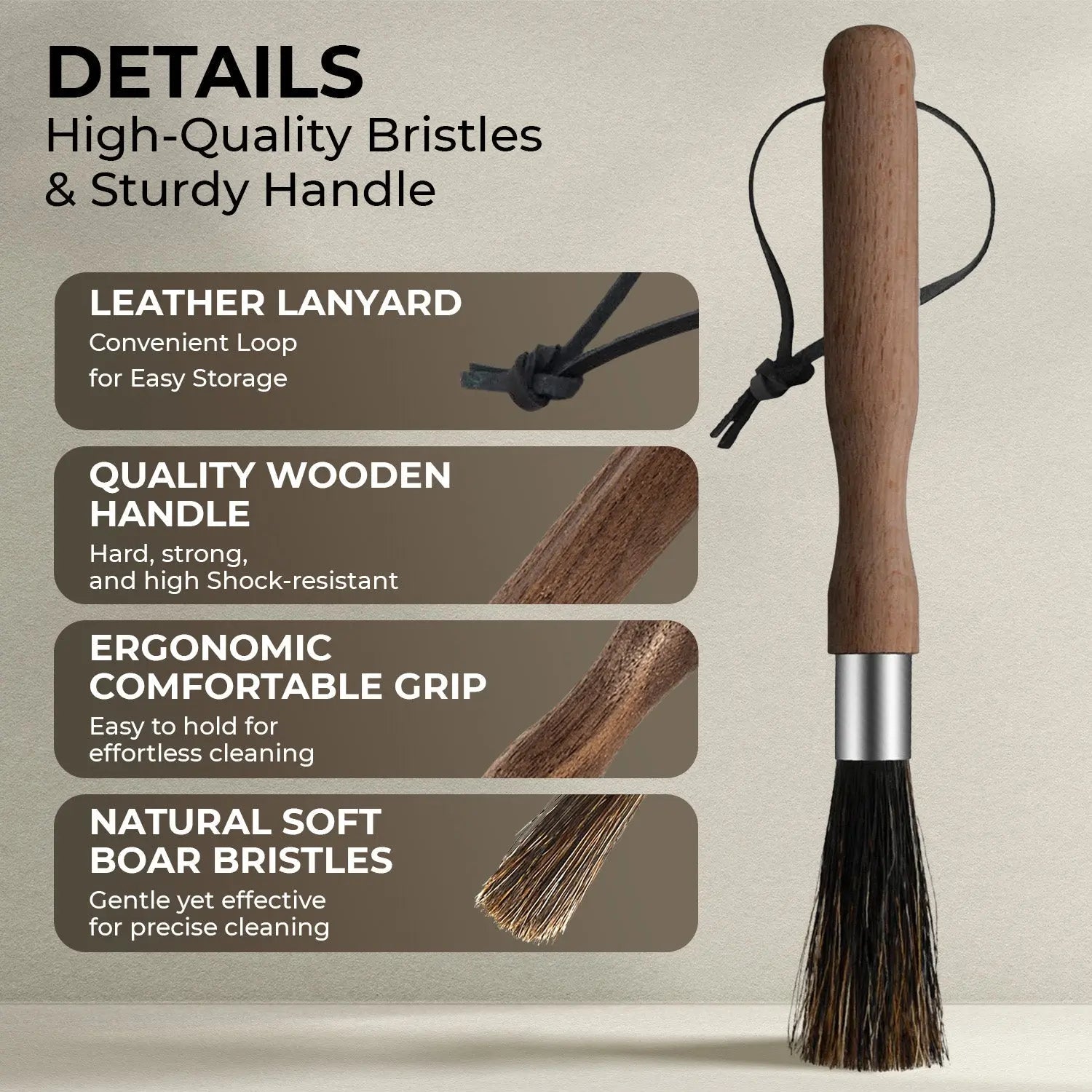 Coffee Cleaning Brush (8"), KFCB02 Kaffe Products