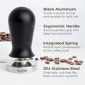 Espresso Tamper with Spring, 51mm, KFCT02-51 Kaffe Products