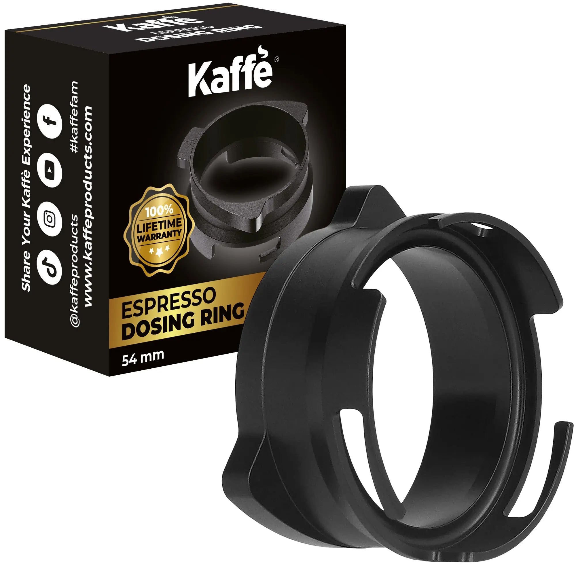 Espresso Portafilter Dosing Ring, 54MM, KFDR01 Kaffe Products