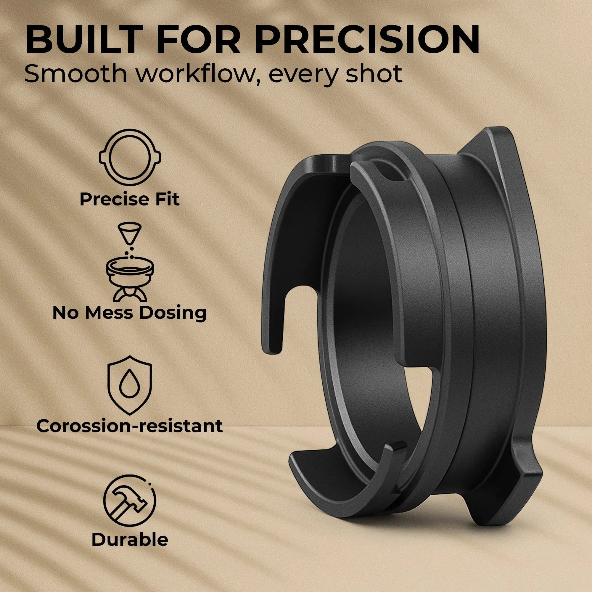 Espresso Portafilter Dosing Ring, 54MM, KFDR01 Kaffe Products