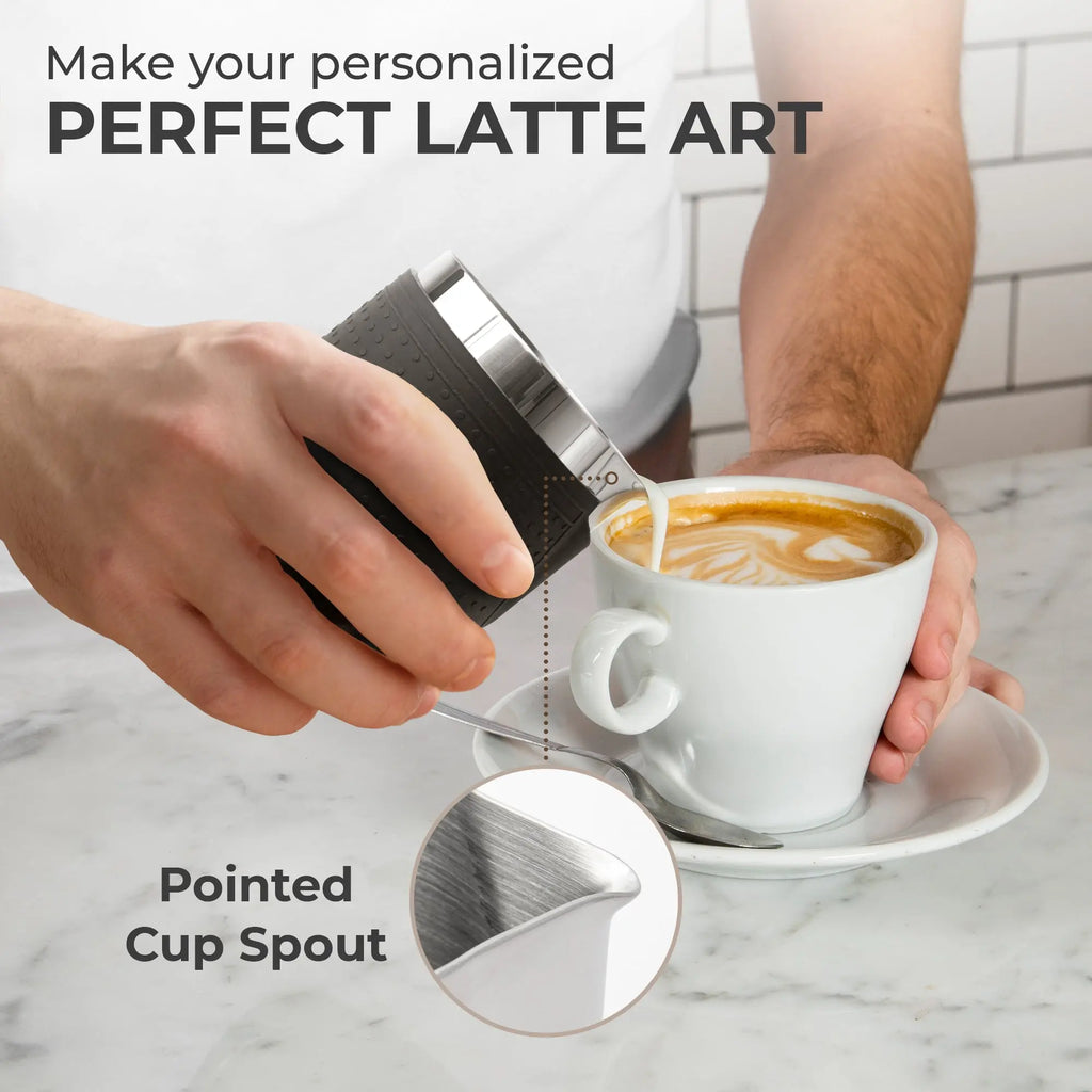 Milk Frothing Pitcher, 600 ML, KFFP01 Kaffe Products