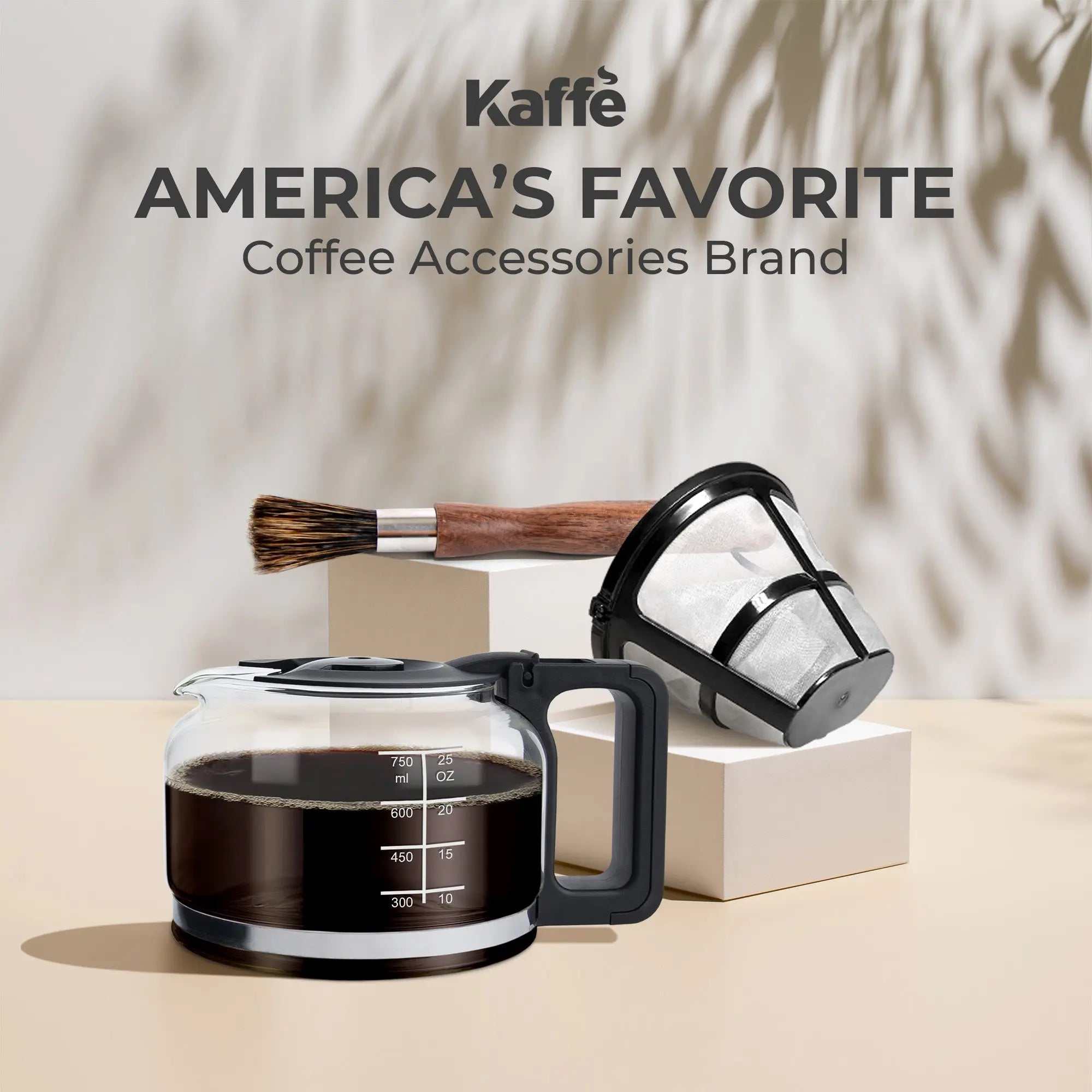 Universal Replacement Coffee Filter for 5-Cup Coffee Makers, KFPF05 Kaffe Products