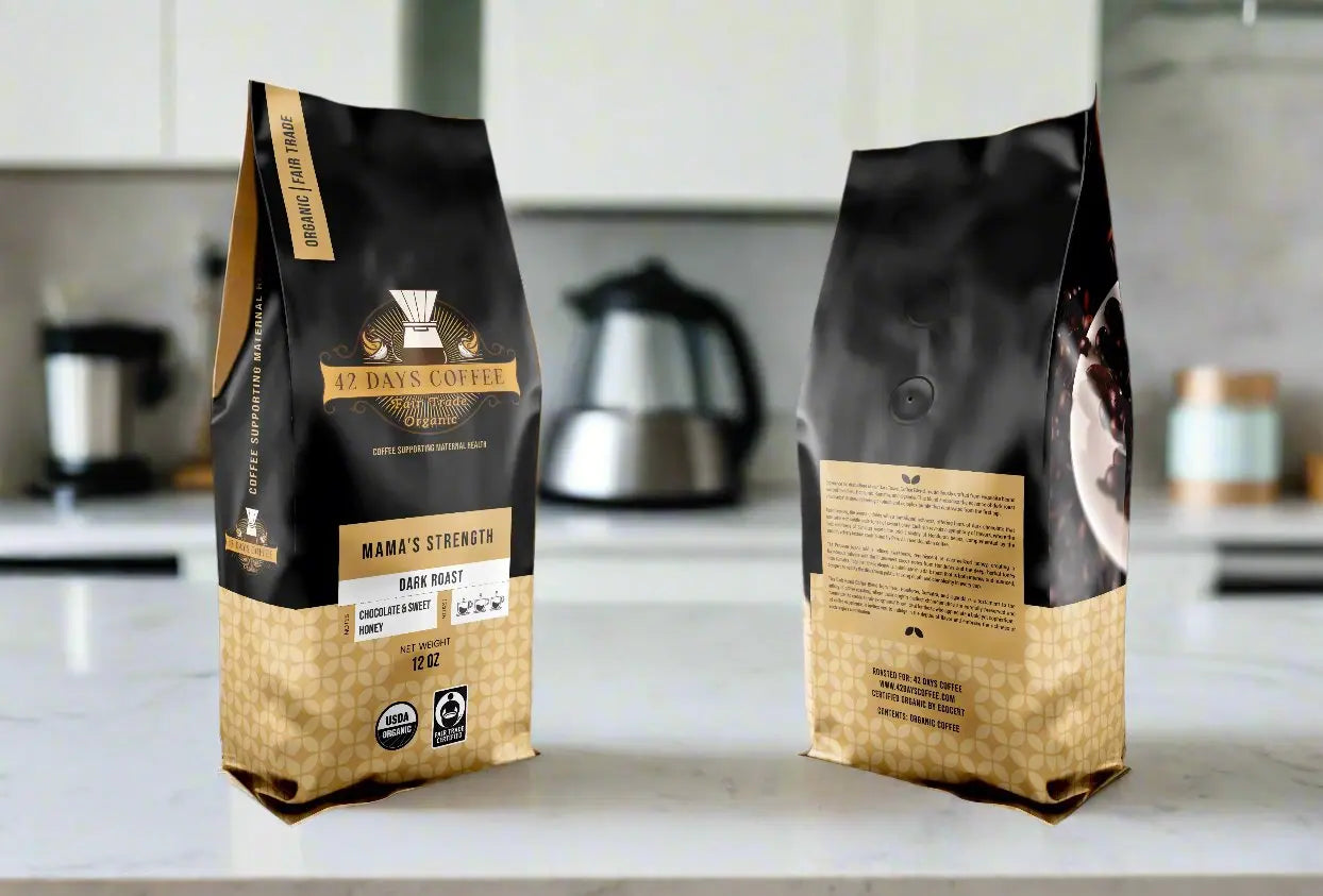 Mama's Strength - Premium Organic Dark Roast Coffee 42 Days Coffee
