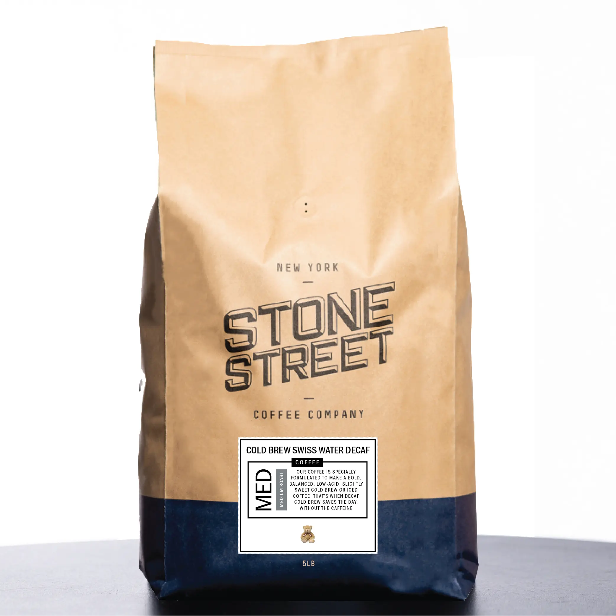 Cold Brew Swiss Water Decaf 5LB Stone Street Coffee