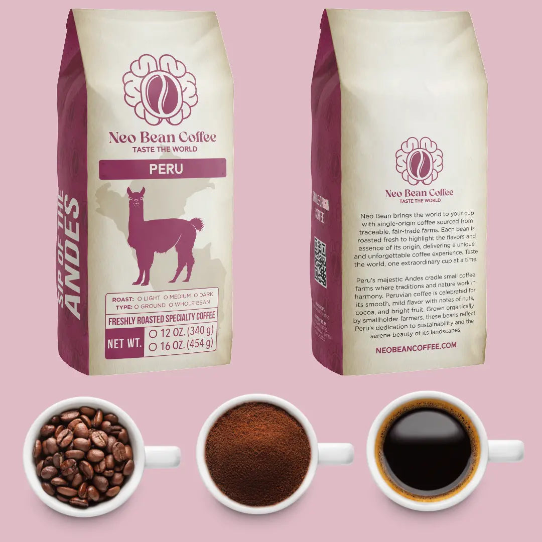 Organic Peru Coffee - Freshly Roasted Single-Origin Specialty Coffee NeoBean