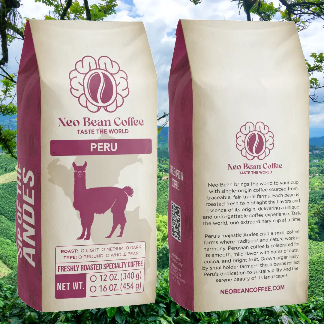Organic Peru Coffee - Freshly Roasted Single-Origin Specialty Coffee NeoBean