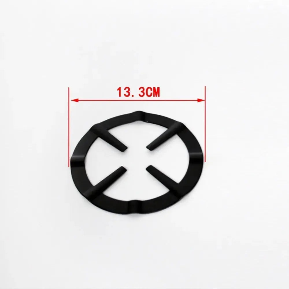 Cast Iron Moka Pot Support Ring 13.3 cm (5.24 in) Gas Stove Heat Diffuser Camping Cooker Rack Black FanzyMarket