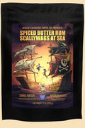 DECAF Spiced Butter Rum Scallywags at Sea 12 oz Merlin's Munchies Coffee Company