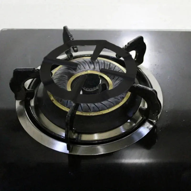 Cast Iron Moka Pot Support Ring 13.3 cm (5.24 in) Gas Stove Heat Diffuser Camping Cooker Rack Black FanzyMarket