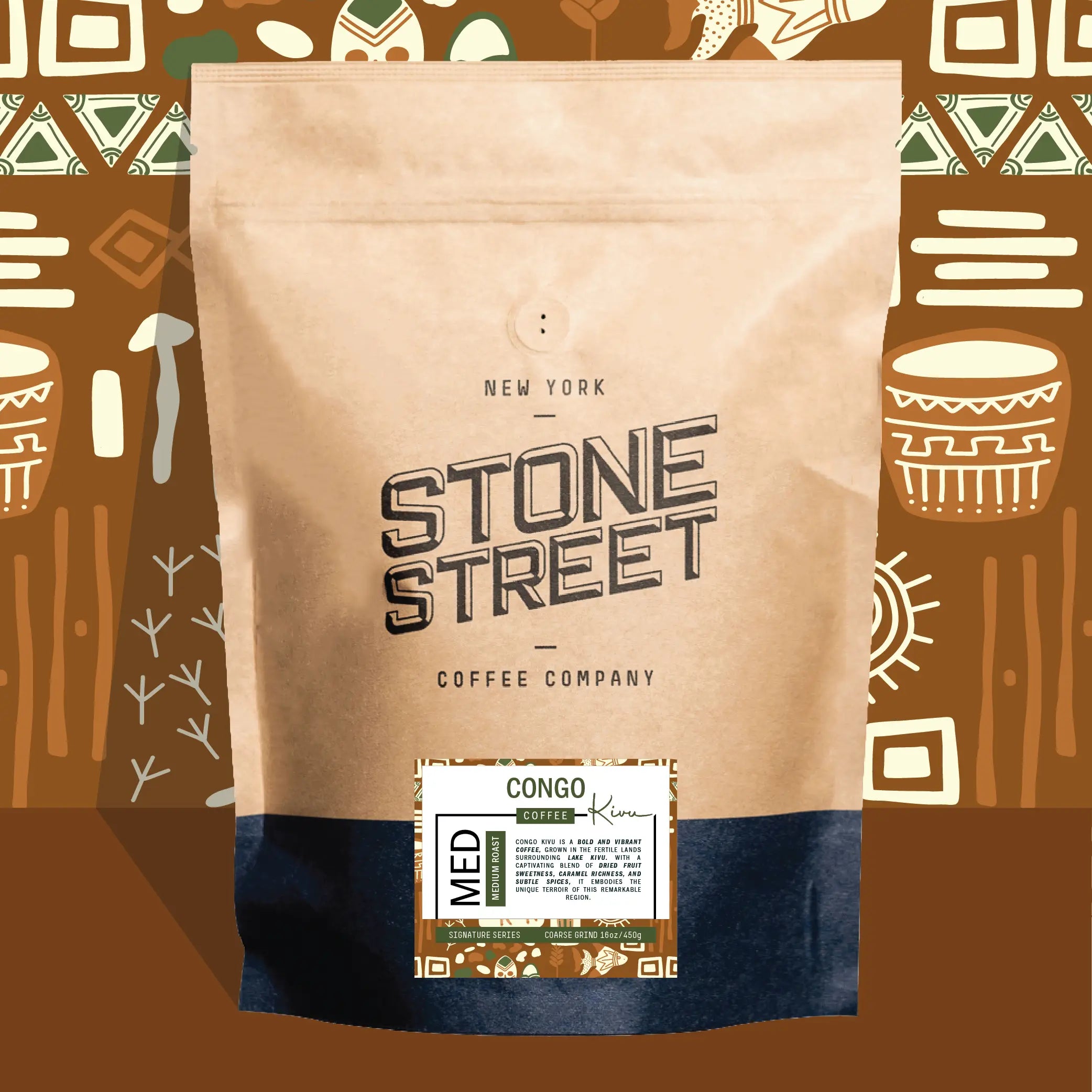 Congo Kivu Stone Street Coffee