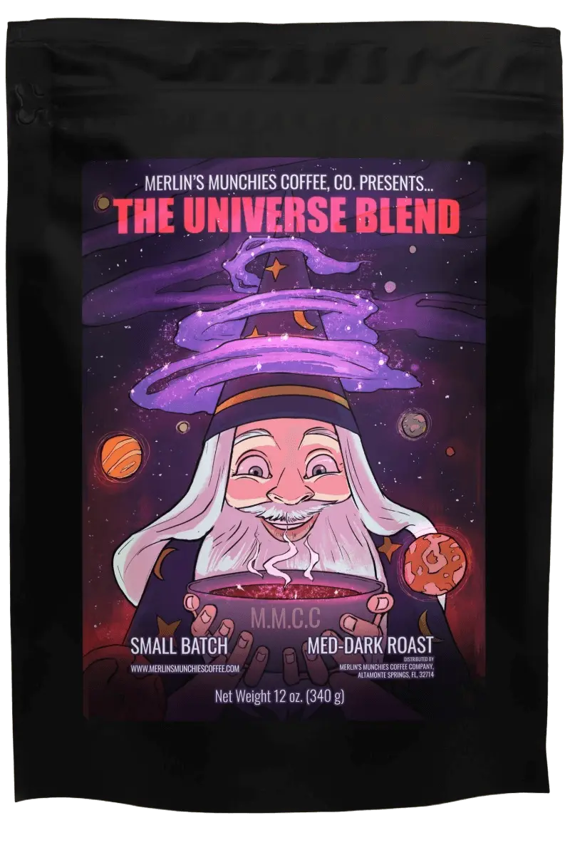 Universe Blend 12oz Merlin's Munchies Coffee Company