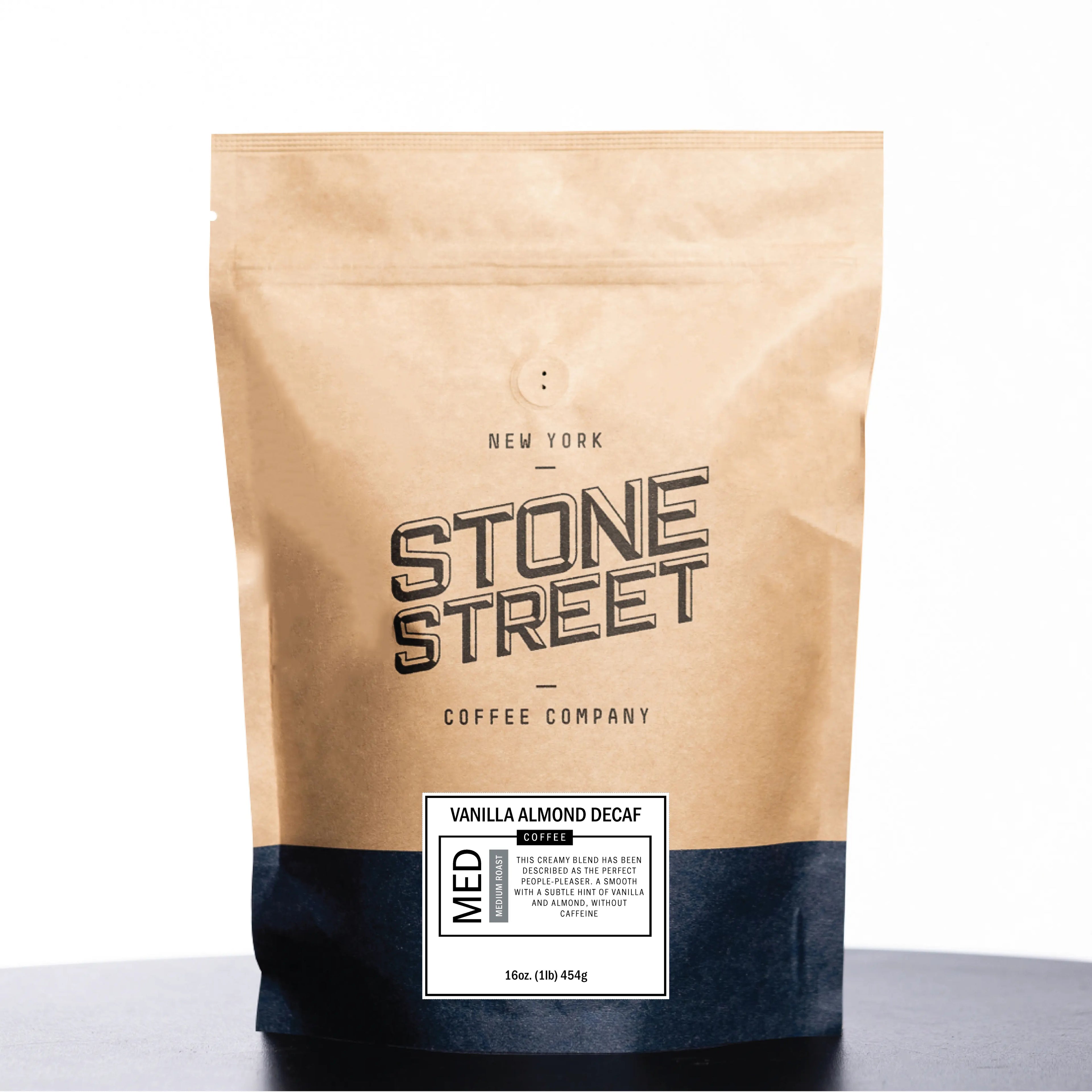 Vanilla Almond Decaf Stone Street Coffee