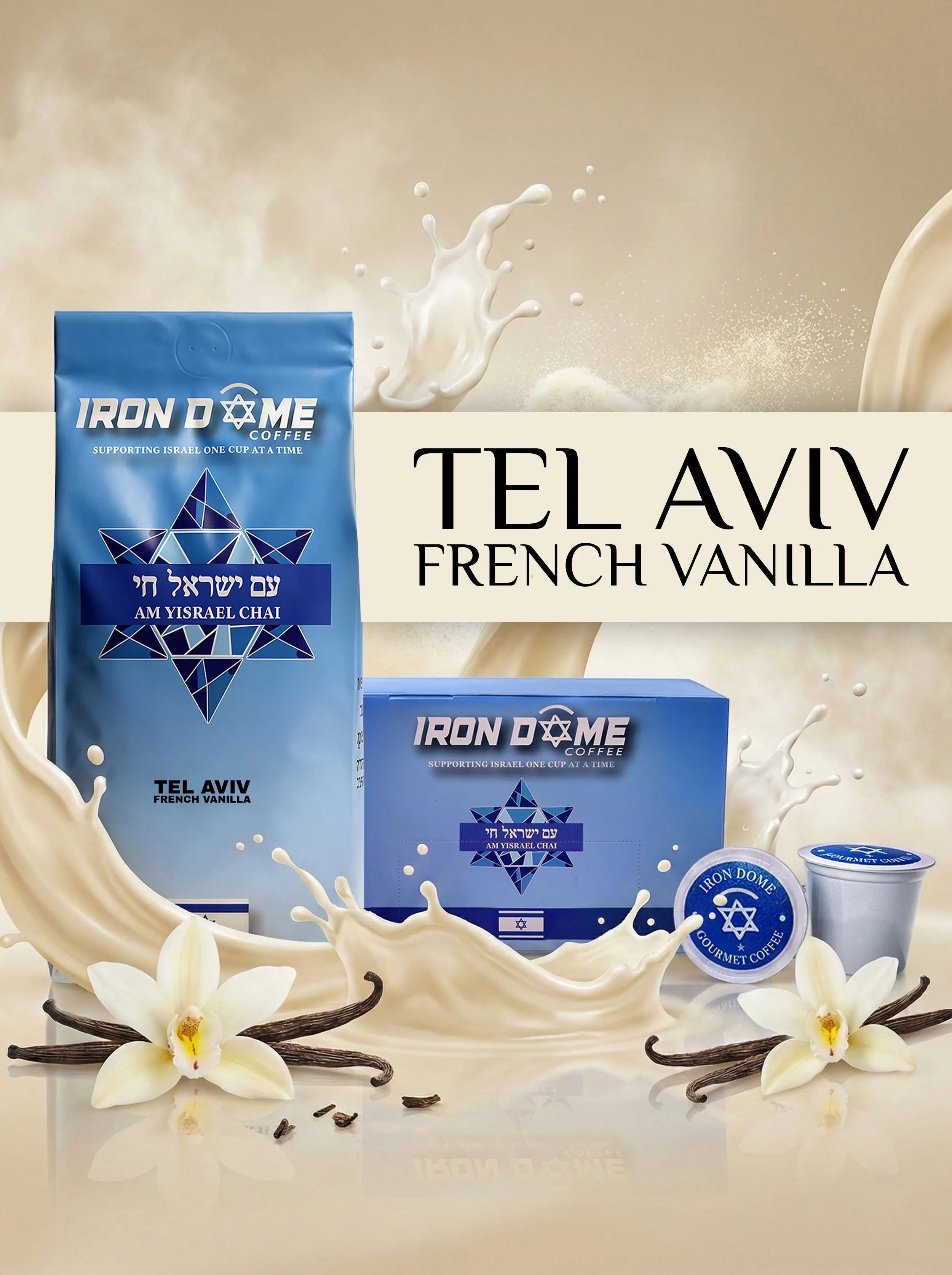 Tel Aviv French Vanilla Iron Dome Coffee