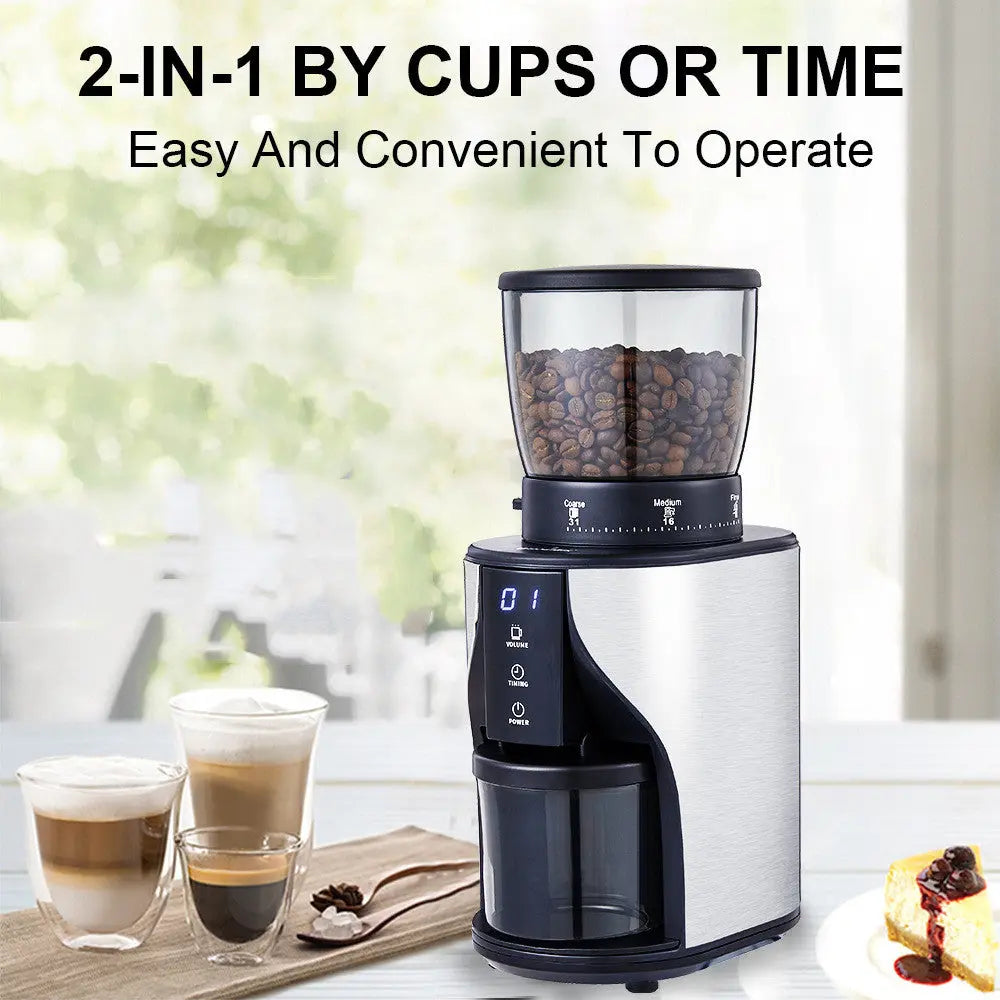 Cone Grinder Electric Coffee Grinder FLIPSTYLEZLLC
