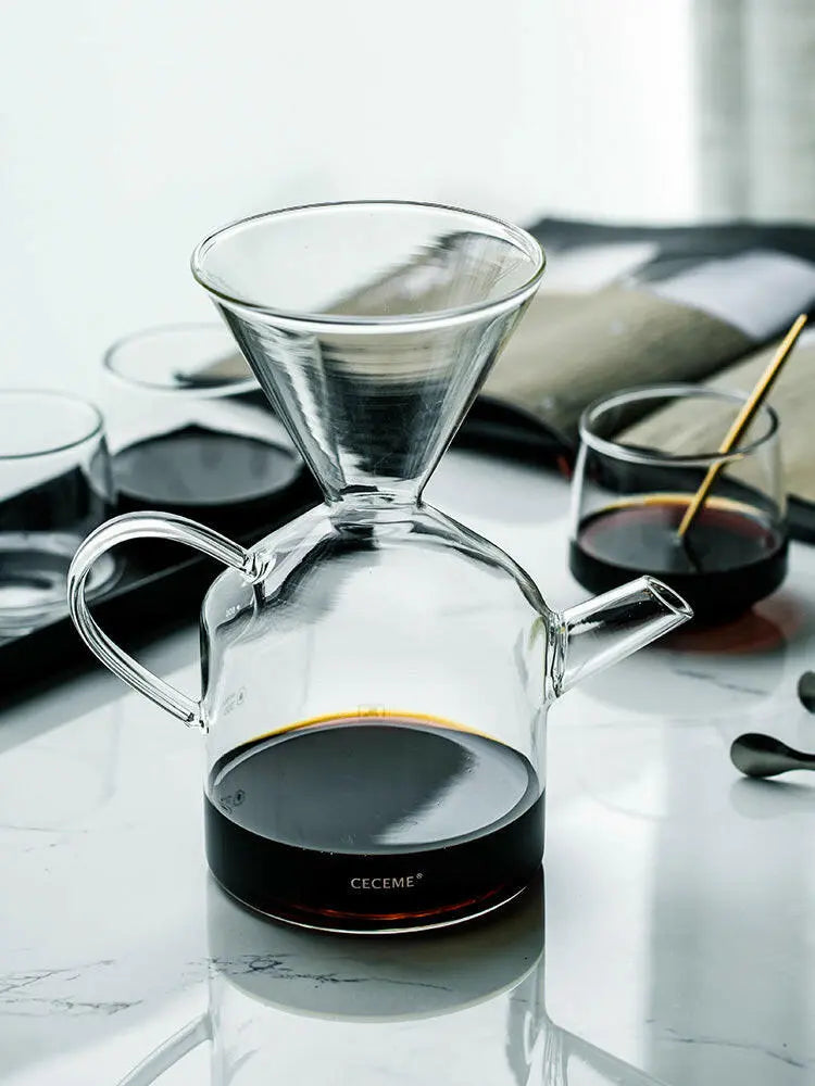 Household  American Glass All-in-one Pour-over - Coffee Maker Set Café Nairobi