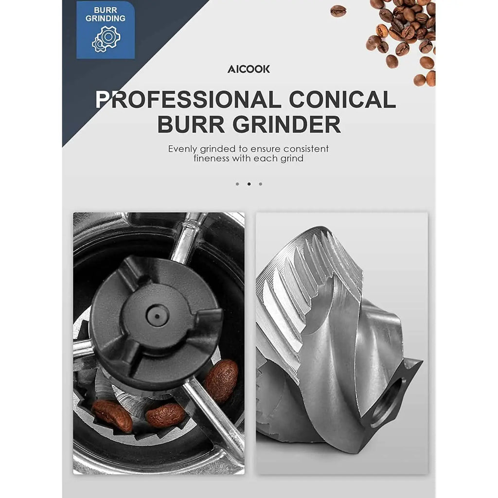 Electric Conical Burr Coffee Grinder DailySale